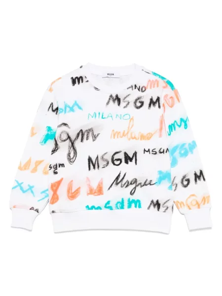 Bluza dziecięca Msgm biała