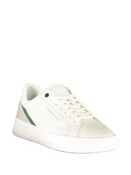 Sneakerși Tommy Hilfiger din piele alb