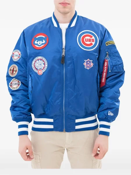 Geacă bomber New Era Cap albastru