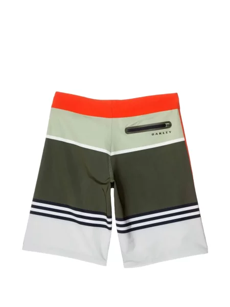 Pantaloni scurți Oakley cu dungi verde