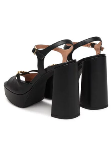 LOVE MOSCHINO Sandale crna