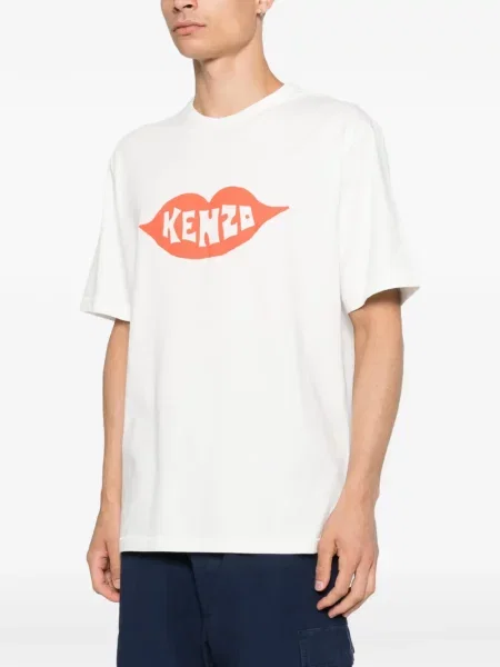 Tricou Kenzo cu imagine alb