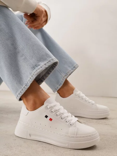 Sneakers Halanatea Albi alb