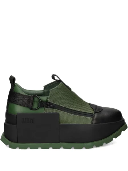 Sneakerși United Nude cu platformă verde