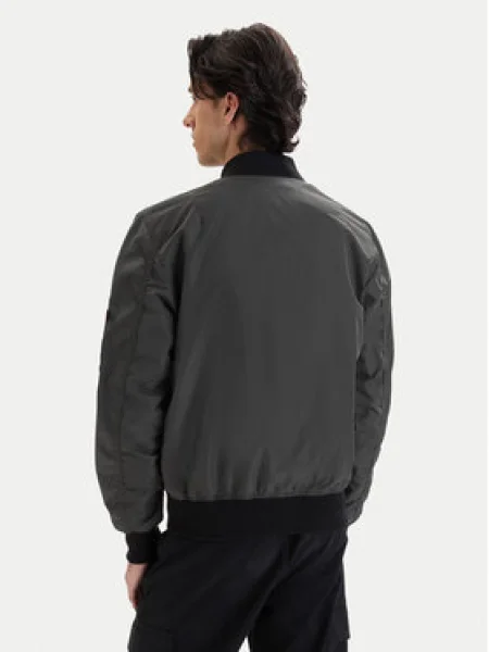 Prechodná bunda Alpha Industries sivá