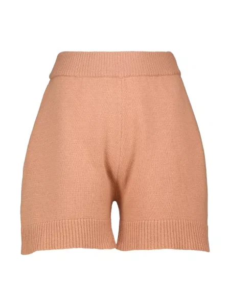 Pantaloni scurți The Frankie Shop de lână bej