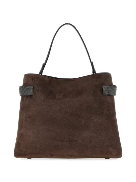 Geantă shopper Brunello Cucinelli maro