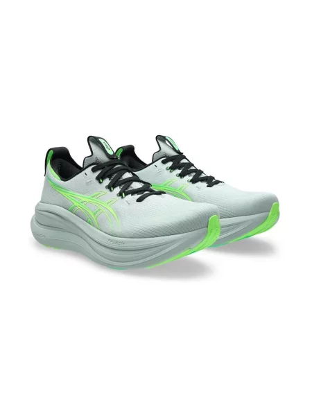 Běžecké boty ASICS Gel-Nimbus 28 cold moss/illuminate green černé