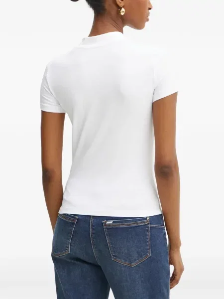 Stras tricou Guess alb