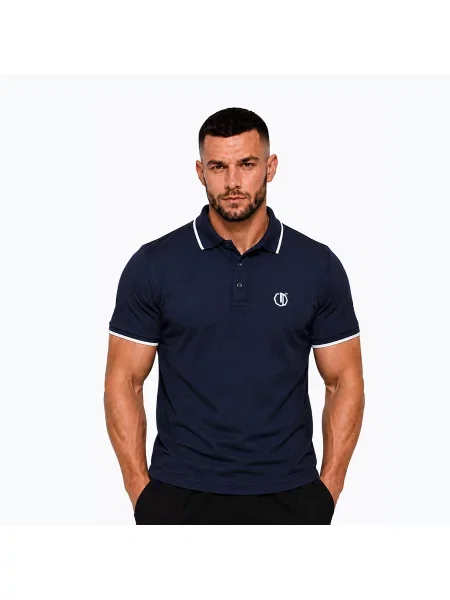Koszulka polo Octagon Legion Tipped Small Logo 3D Polo dark navy granatowa