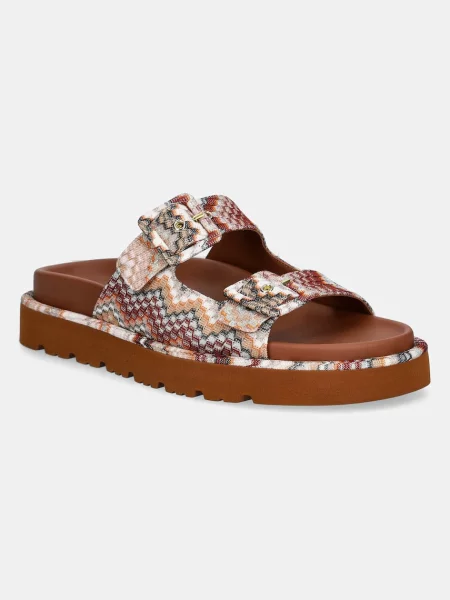 Missoni papuci Clea femei maro