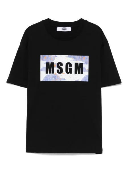 Koszulka dziecięca Msgm czarna