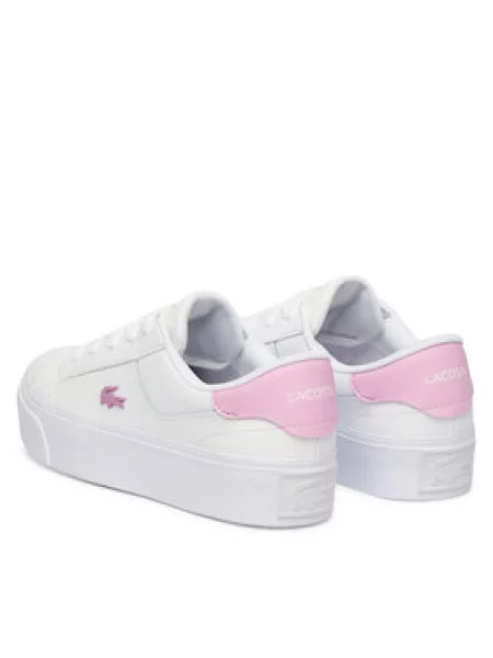 Sneakersy Lacoste Ziane Platform biela