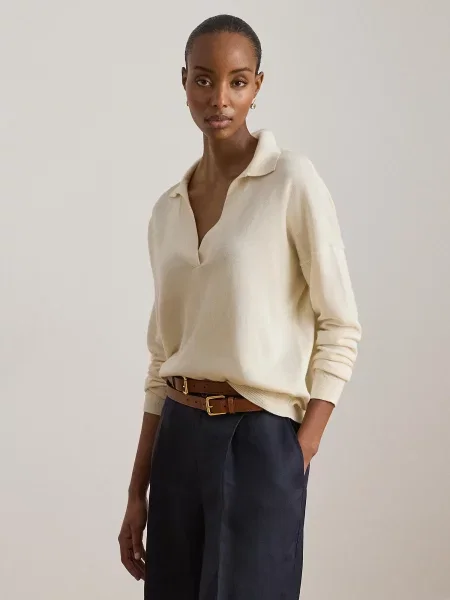 Lauren Ralph Lauren Sveter krémová
