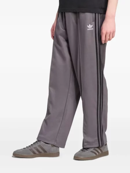 Csíkos futó nadrág Adidas szürke