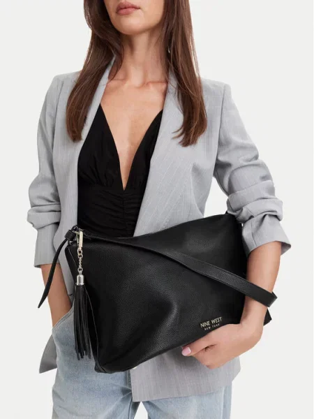Nine West Ročna torba CEO-PRINCE črna