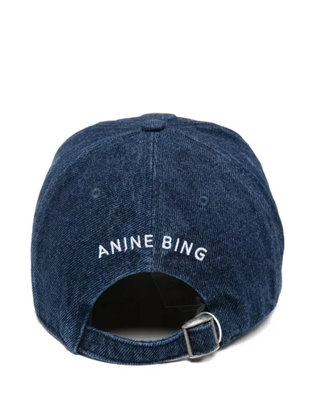 Șapcă Anine Bing cu broderie albastru