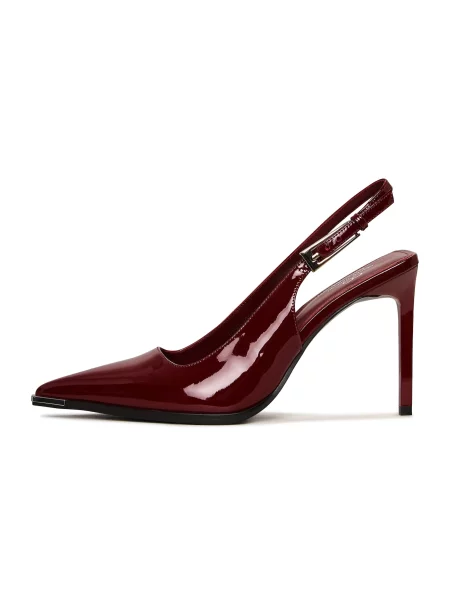 CESARE GASPARI Pumps burgundy roșu