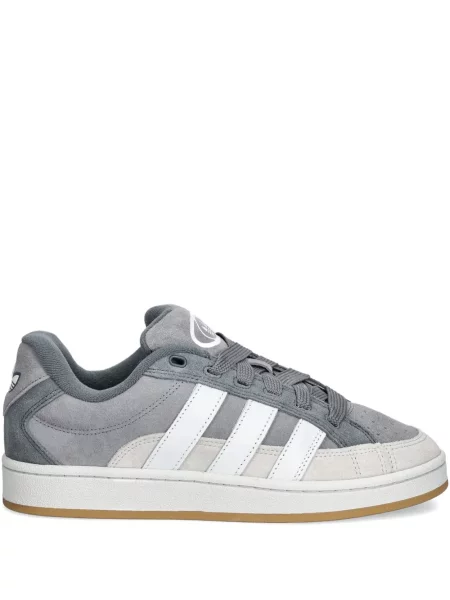 Kalhoty Adidas s potiskem šedé