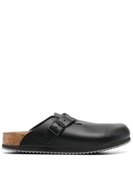 Papuci tip mules Birkenstock negru