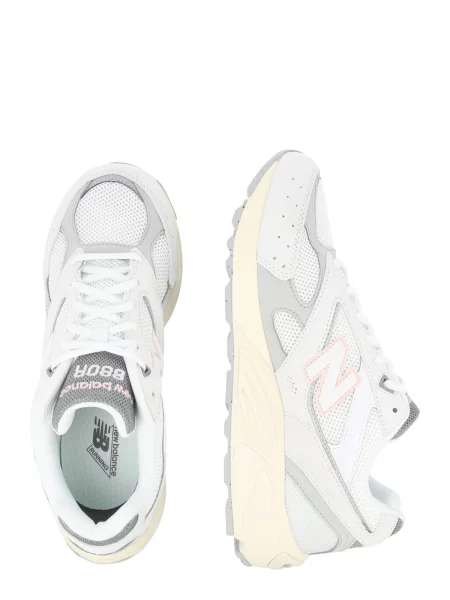 New balance Nízke tenisky svetlosivá / rosé biela