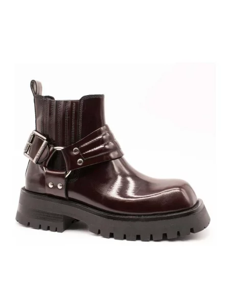 Kotníkové boty Bronx červené