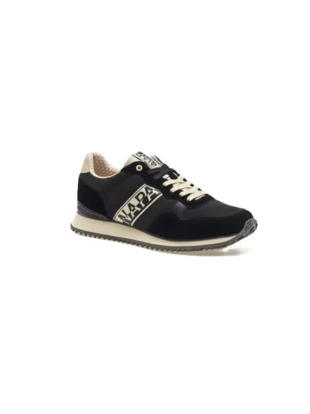 Sneakersy Napapijri skórzane czarne