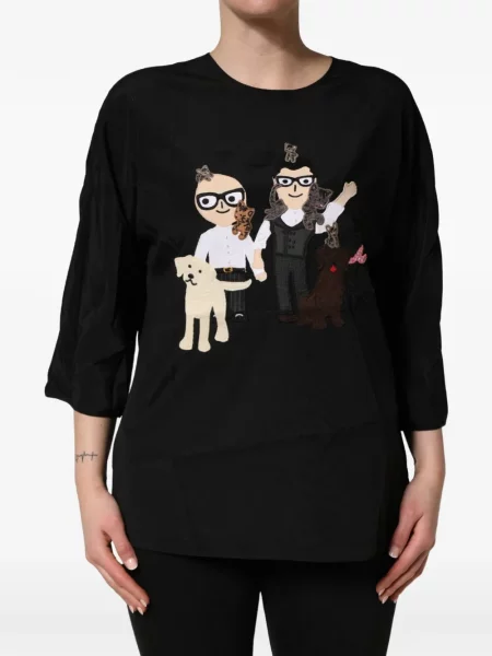 Bluză Dolce & Gabbana negru
