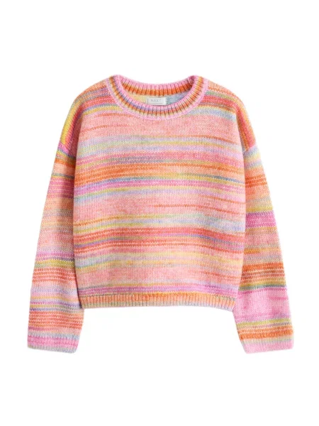 Next Pulover deschis / verde pastel / portocaliu / roz albastru