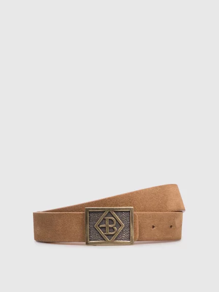 Замшевий з логотипом Ballantyne коричневий