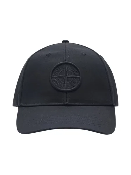 Czapka z daszkiem Stone Island z kamieniami niebieska