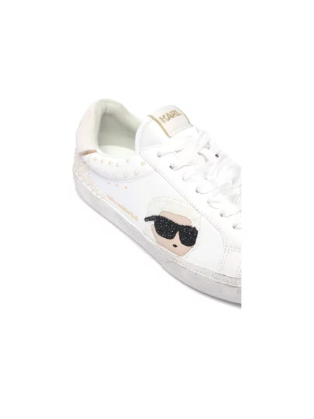 Sneakersy Karl Lagerfeld skórzane białe