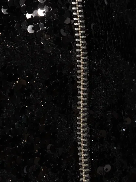 Geacă bomber Iro cu paiete negru