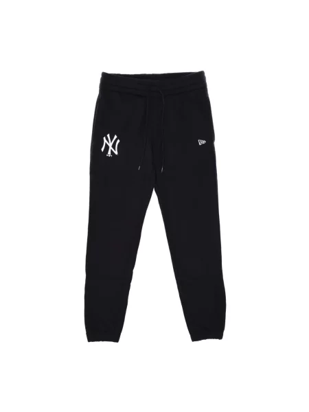 Joggery New Era z logo białe