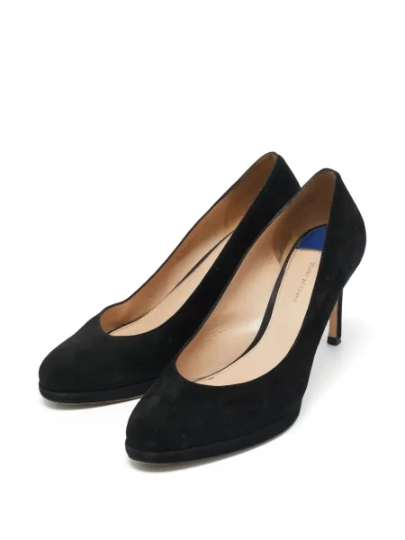 Platform talpú körömcipő Stuart Weitzman fekete