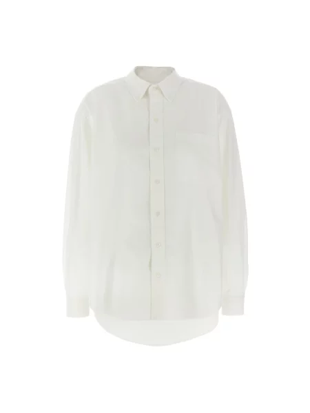 Koszula T By Alexander Wang z twillu biała