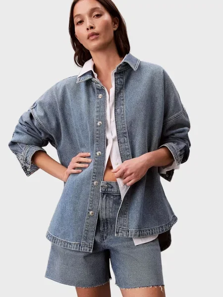 Сорочка Calvin Klein Jeans блакитна