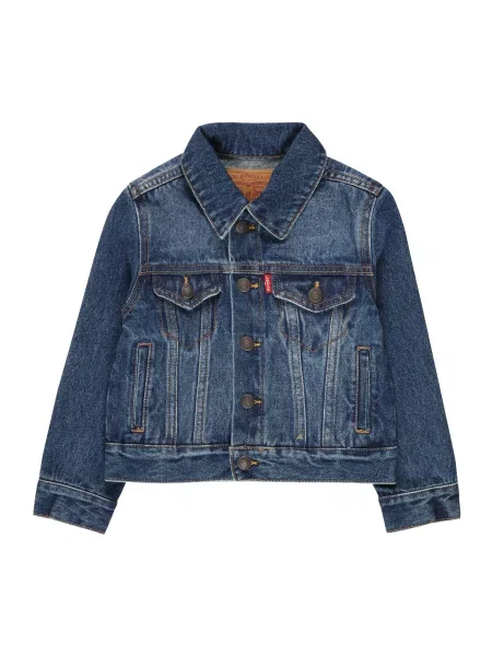 Levi's Kids Geacă de primăvară-toamnă denim albastru