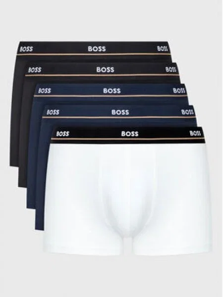 BOSS Orange Boxeri albastru cobalt / bleumarin negru alb