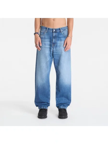 Дънки Carhartt WIP Landon Pant Blue Marble Used Wash 34 синьо