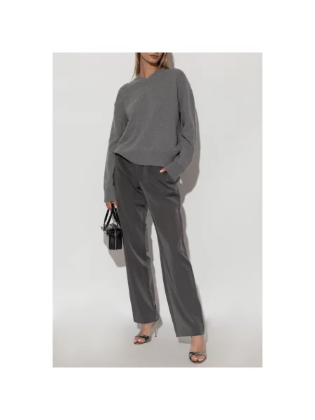 Sweter Samsoe Samsoe wełniany szary