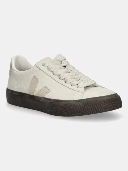 Veja sneakers din piele intoarsă Campo bej