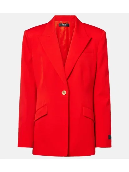 Sacou Versace de lână roșu