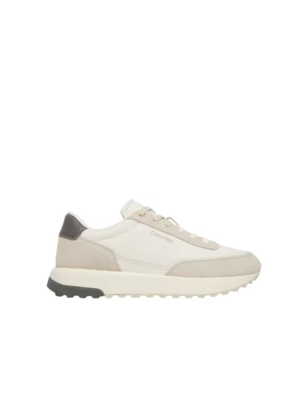 Sneakersy Calvin Klein zamszowe beżowe