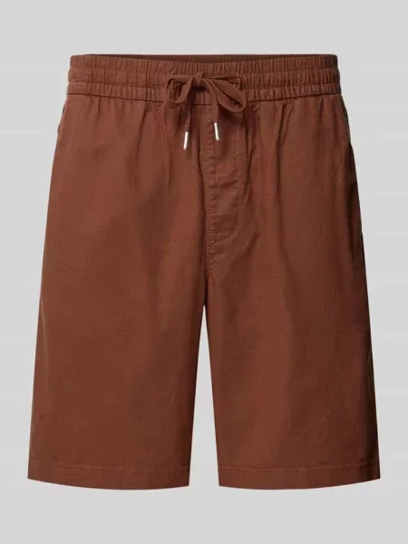 Bermudy o kroju regular fit z mieszanki lnu i bawełny model ‘barton’ Matinique