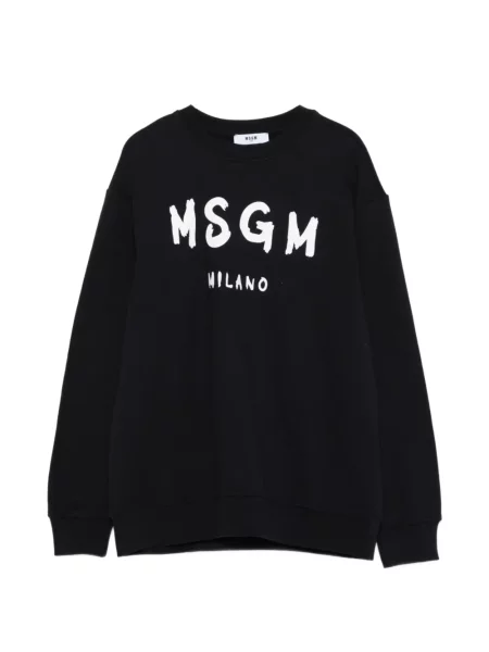 Bluza nierozpinana dziecięca Msgm czarna
