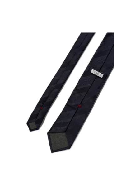 Krawat Brunello Cucinelli niebieski