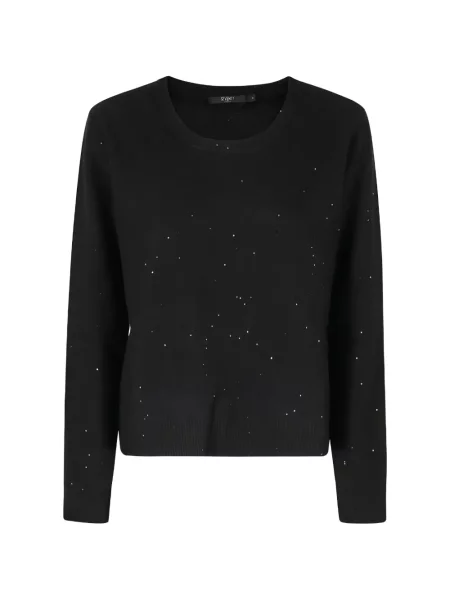 Pulover Seventy cu paiete negru
