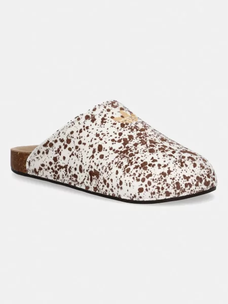 Papuci Adidas Originals din piele maro