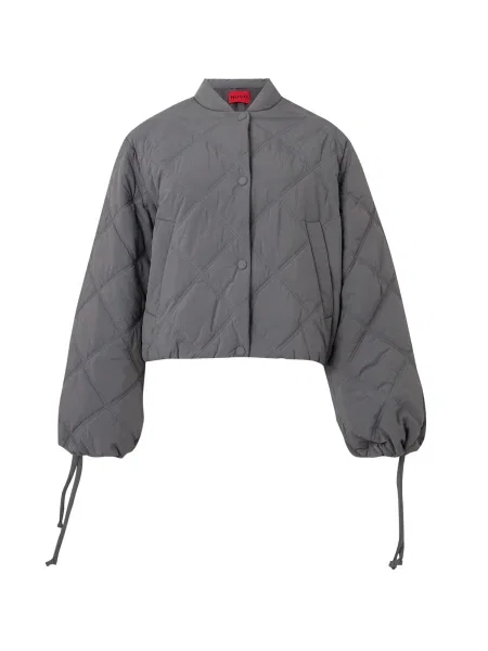 HUGO Prehodna jakna temno siva